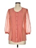Talbots Orange 3/4 Sleeve Blouse Size 8 - photo 1