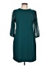 DKNY Solid Teal Cocktail Dress Size 10 - photo 1
