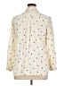 Old Navy 100% Rayon Polka Dots Ivory Long Sleeve Blouse Size XL - photo 2