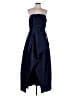 Parker Black 100% Polyester Blue Cocktail Dress Size 18 - photo 1