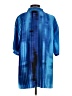 Adidas 100% Polyester Tie-dye Blue Short Sleeve Blouse Size S - photo 2