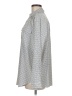 Ann Taylor 100% Polyester Gray Long Sleeve Blouse Size M - photo 5