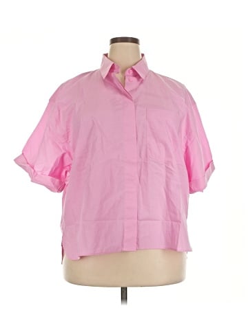 Zara Short Sleeve Button-Down Shirt (view 1)