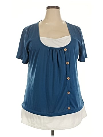 Unbranded Short Sleeve Henley (view 1)