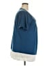 Unbranded Blue Short Sleeve Henley Size XXXL - photo 4