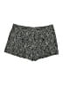 Express 100% Polyester Animal Print Black Shorts Size 6 - photo 2