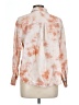 Roan + Ryan 100% Cotton Print Orange Long Sleeve Blouse Size L - photo 2