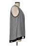 Daniel Rainn Silver Sleeveless Blouse Size L - photo 4