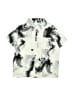 Unbranded Print Silver Short Sleeve Button-Down Shirt Size 130 cm / US 8 - photo 1
