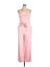 premier amour 100% Polyester Solid Pink Jumpsuit Size 16 - photo 1