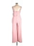 premier amour 100% Polyester Solid Pink Jumpsuit Size 16 - photo 2