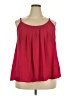 Torrid 100% Polyester Red Sleeveless Blouse Size 2X Plus (2) - photo 1