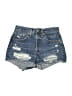 Levi's 100% Cotton Blue Denim Shorts Size 26 waist - photo 1