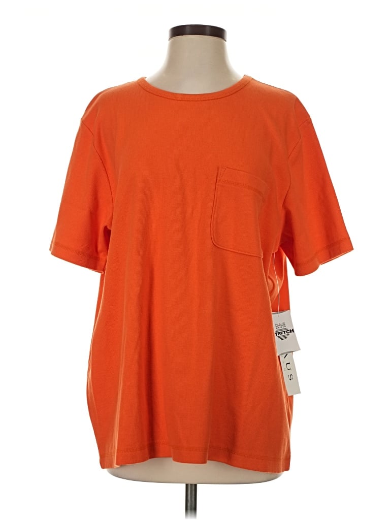 Pre-owned Chaus Short Sleeve T-shirt In Orange