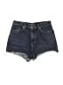 Express Blue Denim Shorts Size 6 - photo 1