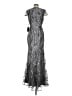 Adrianna Papell 100% Polyester Silver Cocktail Dress Size 4 - photo 2