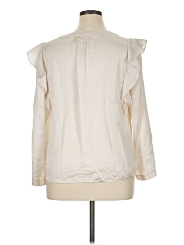 Rebecca Taylor Long Sleeve Silk Top (view 2)