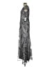 Adrianna Papell 100% Polyester Silver Cocktail Dress Size 4 - photo 5