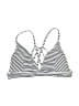 Unbranded Stripes White Swimsuit Top Size XS - photo 1