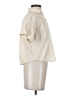 Universal Thread Stripes Ivory Short Sleeve Blouse Size XS - photo 4