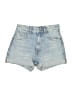 Zara Blue Denim Shorts Size 4 - photo 1