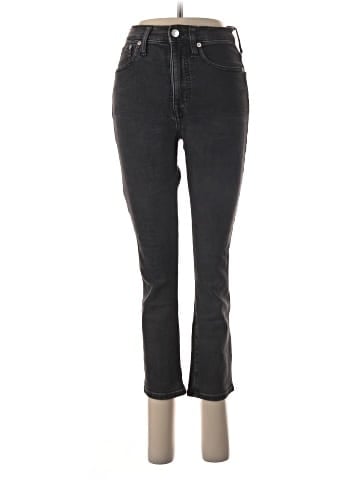 Madewell Petite Classic Straight Jeans in Lunar Wash (view 1)