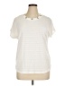 retrology Ivory Short Sleeve Top Size XL - photo 1