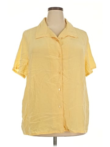 Jaclyn Smith Short Sleeve Silk Top (view 1)