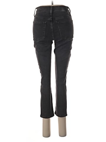 Madewell Petite Classic Straight Jeans in Lunar Wash (view 2)
