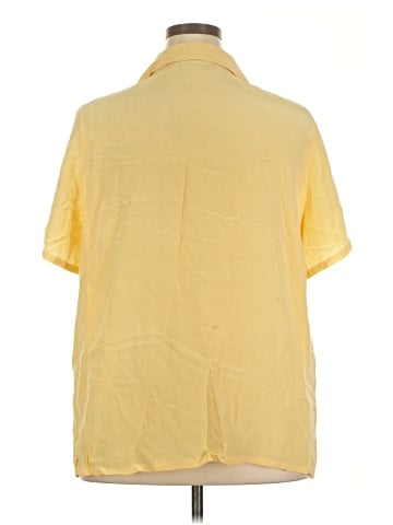 Jaclyn Smith Short Sleeve Silk Top (view 2)