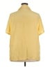 Jaclyn Smith 100% Silk Yellow Short Sleeve Silk Top Size 24W - photo 2