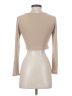 Shein Tan Long Sleeve Top Size 4 - photo 2
