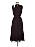 MSK 100% Polyester Polka Dots Black Casual Dress Size 6 - photo 2