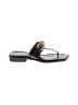 Jeffrey Campbell Black Flip Flops Size 7 - photo 1
