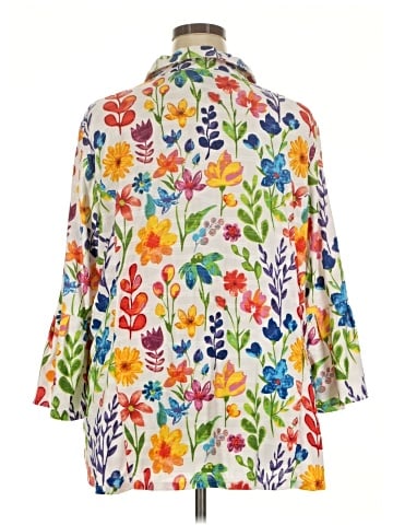 Ali Miles 3/4 Sleeve Blouse (view 2)