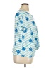 Onque Casuals Blue Short Sleeve Top Size XL - photo 4