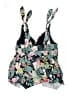 Kona Sol Floral Blue Swimsuit Top Size 16 - photo 2