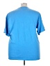 Assorted Brands 100% Cotton Blue Short Sleeve Top Size 3X - photo 2