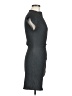 Zara Solid Gray Cocktail Dress Size M - photo 4