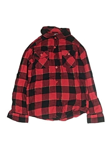 Wonder Nation Long Sleeve Button-Down Shirt (view 1)