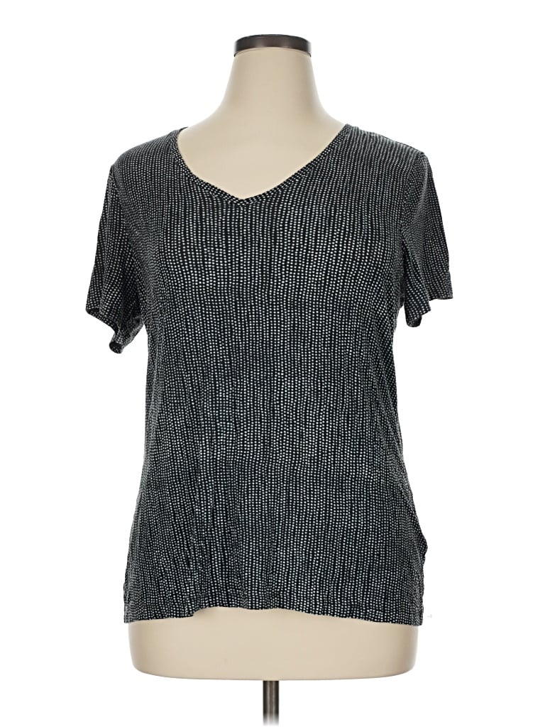 Pre-owned Apt. 9 Short Sleeve T-shirt In Gray