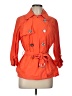 MICHAEL Michael Kors 100% Cotton Orange Trenchcoat Size L - photo 1