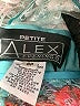 Alex Evenings 100% Polyester Print Teal Cocktail Dress Size 8 Petite - photo 7