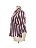 Foxcroft Stripes Red 3/4 Sleeve Button-Down Shirt Size 18 - photo 5