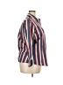 Foxcroft Stripes Red 3/4 Sleeve Button-Down Shirt Size 18 - photo 4