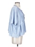 Urban Outfitters Blue 3/4 Sleeve Blouse Size S - photo 4