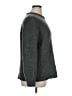 L.L.Bean 100% Lambswool Solid Gray Cardigan Size 1X - photo 4