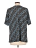 Cj Banks Blue Short Sleeve Blouse Size X - photo 2