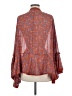 Free People 100% Polyester Orange Kimono Size M - photo 2