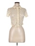 Bacio Ivory Short Sleeve Blouse Size M - photo 1